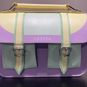 Grafea multi color handbag/shoulder strap